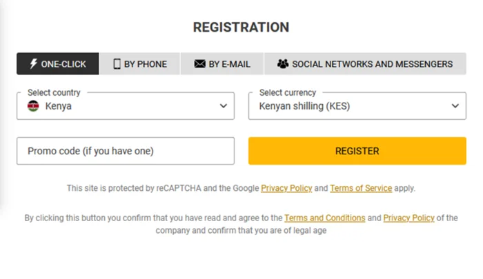 Melbet Kenya Registration