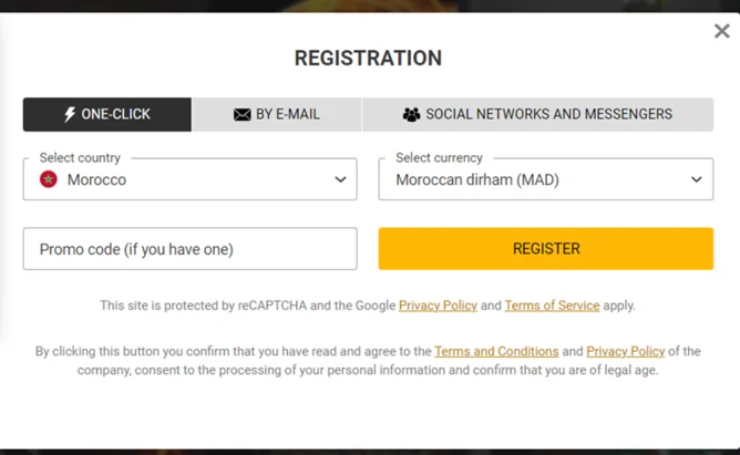 Melbet Registration MA
