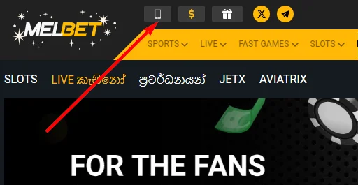 Download the Melbet app