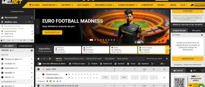 Bookmaker Melbet Cameroun